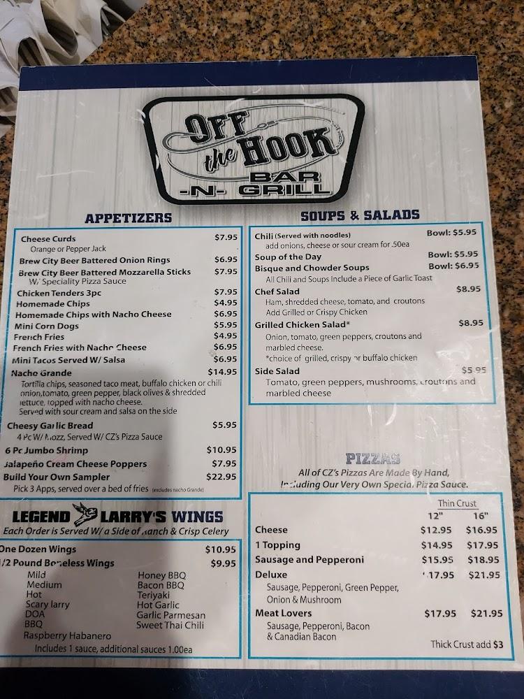 Off The Hook Bar-n-Grill Menu image 4